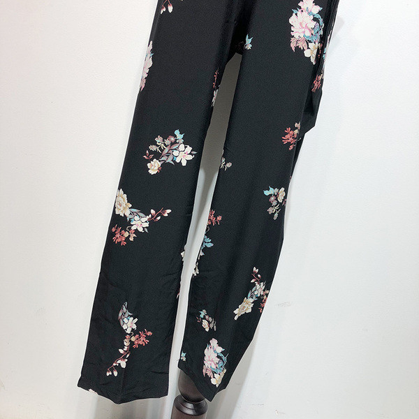 Casual Γυναικεία ολόσωμη φόρμα με κλασικό κολάρο και λωτού μανίκι