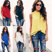 Maieu de damă cu decolteu O în mai multe culori - mărime până la 5XL