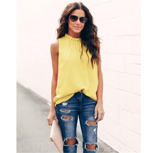 Maieu de damă cu decolteu O în mai multe culori - mărime până la 5XL