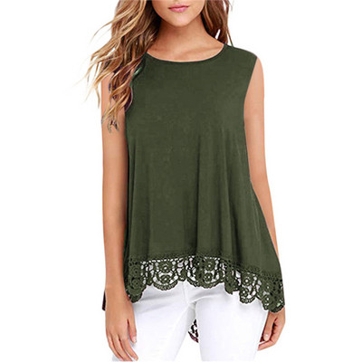 Maieu modern de damă cu dantelă în cinci culori