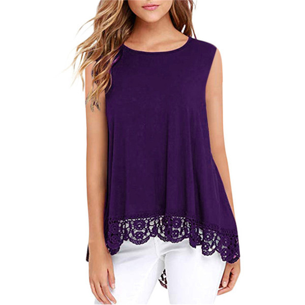 Maieu modern de damă cu dantelă în cinci culori