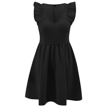 Rochie modernă de damă cu decolteu în V - mai multe culori