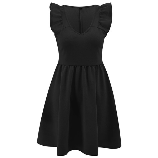 Rochie modernă de damă cu decolteu în V - mai multe culori