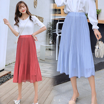 Fusta de dama actuala cu talie inalta in trei culori