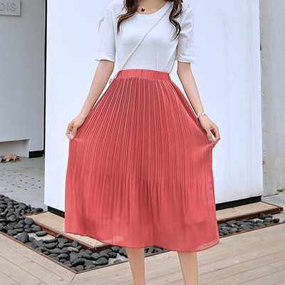 Fusta de dama actuala cu talie inalta in trei culori