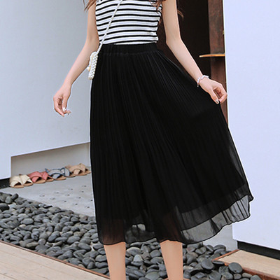 Fusta de dama actuala cu talie inalta in trei culori