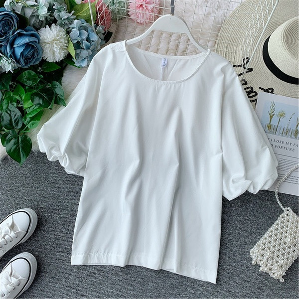 Bluza de dama eleganta model nou cu maneci scurte in mai multe culori