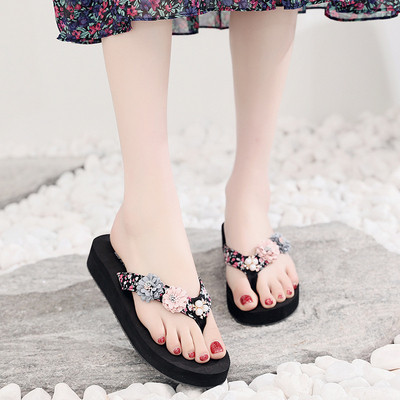 Papuci de damă peste degete cu element 3D