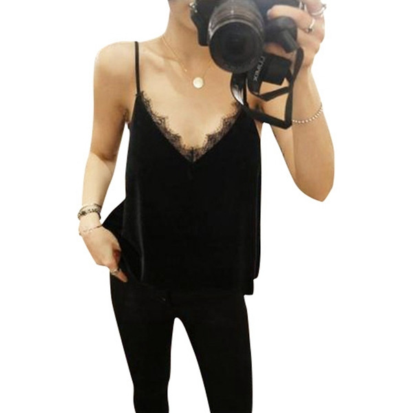 Maieu modern de damă, din catifea, cu dantelă și mărimi până la 5XL