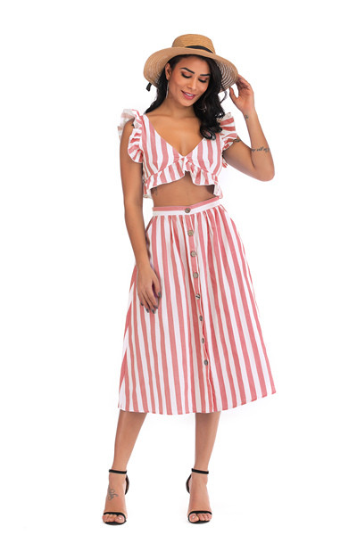 NOU Set modern pentru femei din două părți în mai multe părți