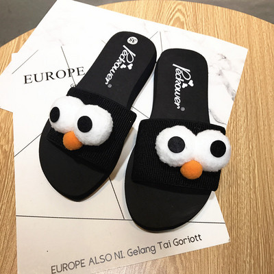 Papuci casual dama cu element 3D