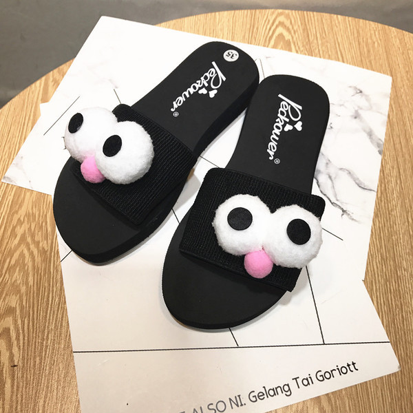 Papuci casual dama cu element 3D