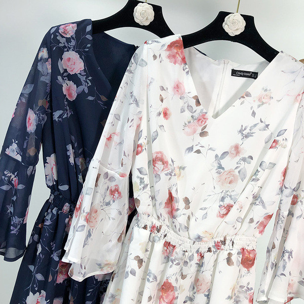 Salopeta de dama din sifon in doua culori