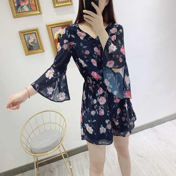 Salopeta de dama din sifon in doua culori