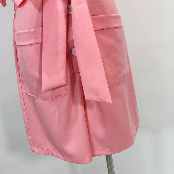 Salopeta casual de dama in roz