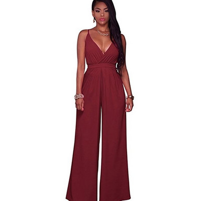 Salopeta de dama eleganta cu bretele si decolteu in V in mai multe culori