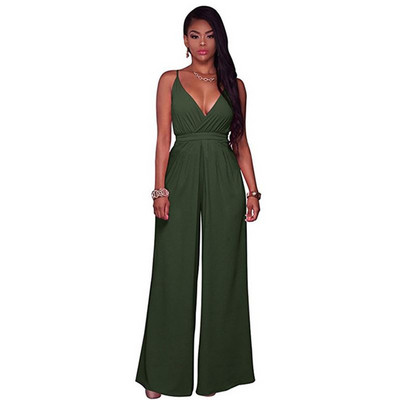 Salopeta de dama eleganta cu bretele si decolteu in V in mai multe culori