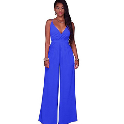 Salopeta de dama eleganta cu bretele si decolteu in V in mai multe culori