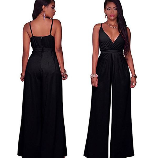 Salopeta de dama eleganta cu bretele si decolteu in V in mai multe culori