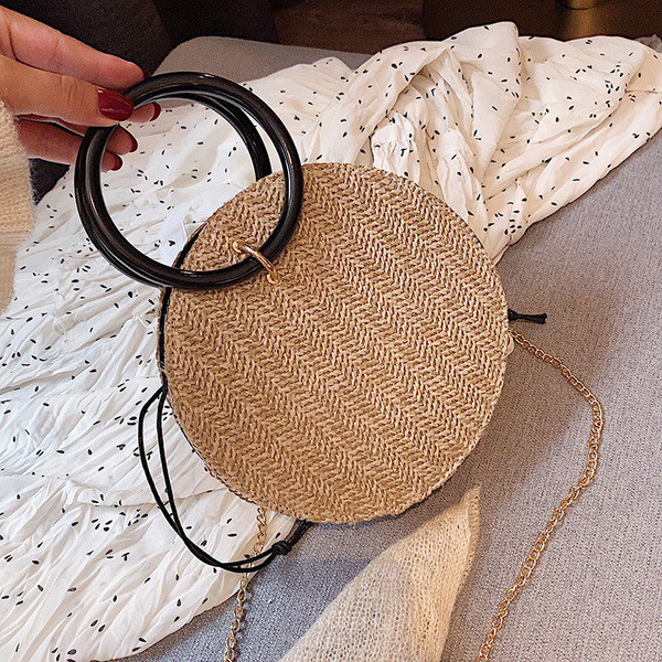 Geanta de vara dama cu maner scurt si lung in bej si maro