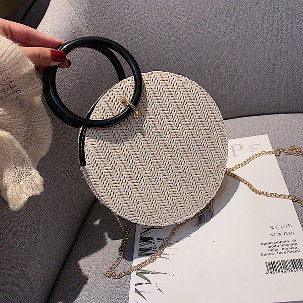 Geanta de vara dama cu maner scurt si lung in bej si maro