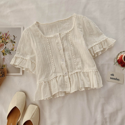 Cămașă de damă cu nasturi în două culori