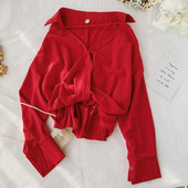 Camasa moderna de dama cu maneca lunga in mai multe culori