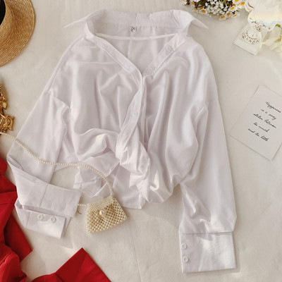 Camasa moderna de dama cu maneca lunga in mai multe culori