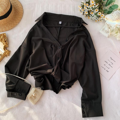 Camasa moderna de dama cu maneca lunga in mai multe culori