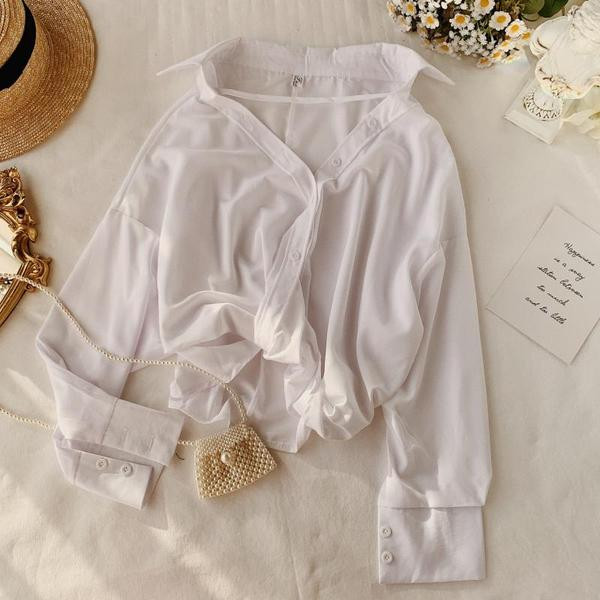 Camasa moderna de dama cu maneca lunga in mai multe culori