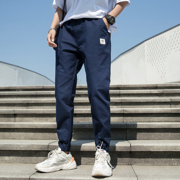 Pantaloni pentru bărbați de ultimă generație - în trei culori cu buzunare