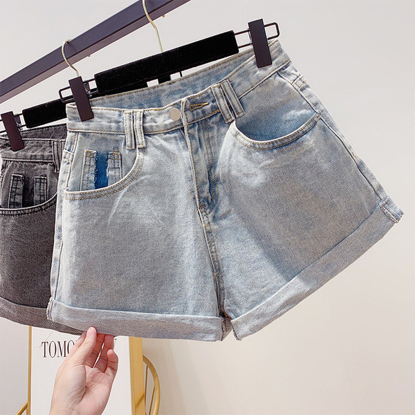 Blugi moderni de dama cu talie inalta in doua culori