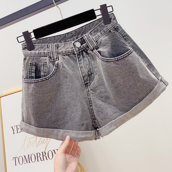 Blugi moderni de dama cu talie inalta in doua culori