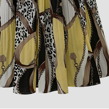 Fusta pliată de damă elegantă în două culori