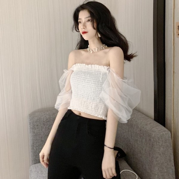 Bluza de dama actuala in alb si negru