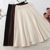 Model de fustă de damă modern croiat cu talie înaltă în mai multe culori