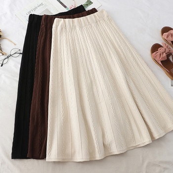 Model de fustă de damă modern croiat cu talie înaltă în mai multe culori