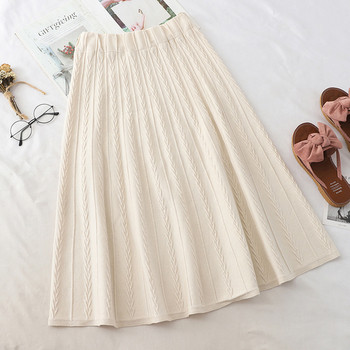 Model de fustă de damă modern croiat cu talie înaltă în mai multe culori