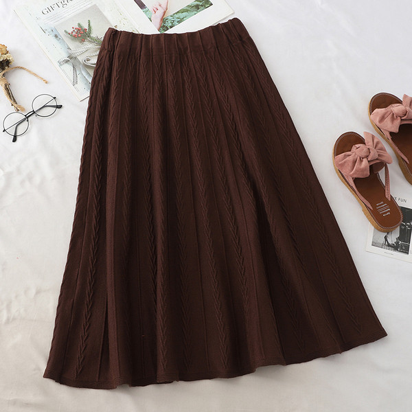 Model de fustă de damă modern croiat cu talie înaltă în mai multe culori