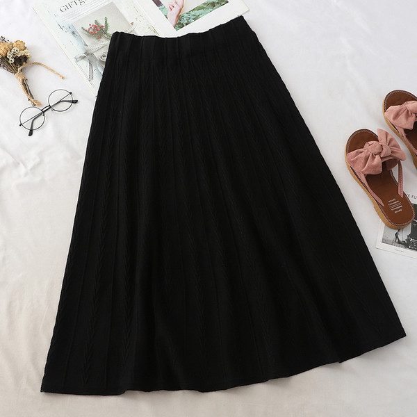 Model de fustă de damă modern croiat cu talie înaltă în mai multe culori