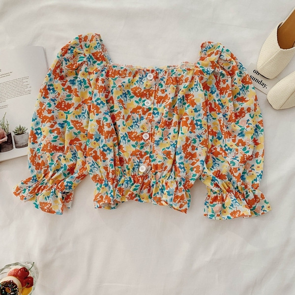 Bluza de dama cu nasturi in doua culori