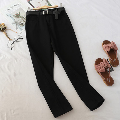 Blugi casual dama cu curea in mai multe culori