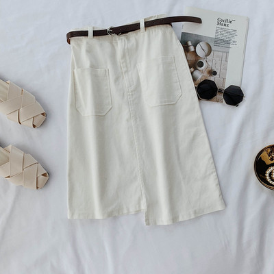 Fusta de dama cu buzunare in mai multe culori