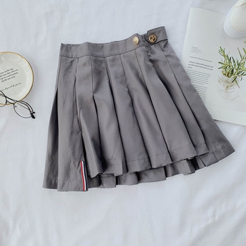 Fusta scurta plisata de dama in trei culori