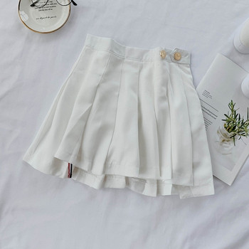 Fusta scurta plisata de dama in trei culori