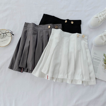 Fusta scurta plisata de dama in trei culori