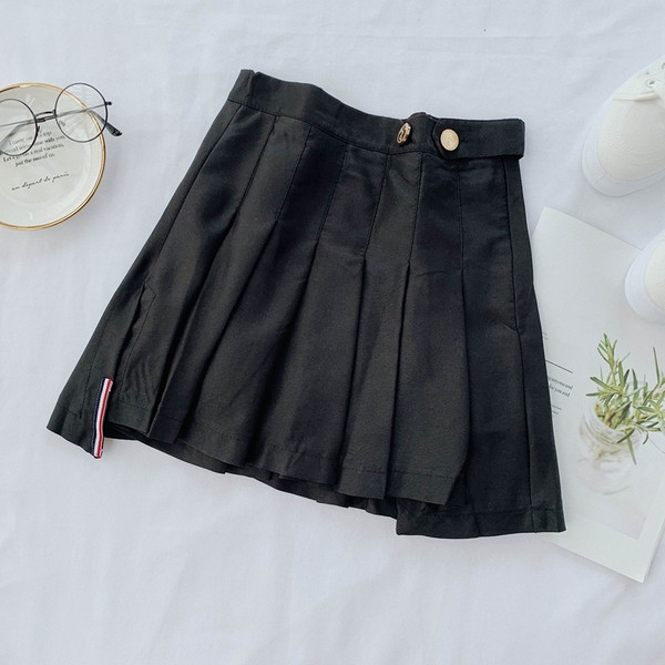 Fusta scurta plisata de dama in trei culori