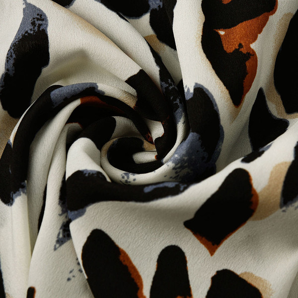 Rochie de dama model nou cu model animal si decolteu in V