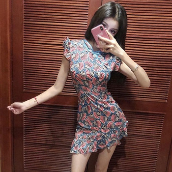 Rochie de dama scurta de actualitate - model montat