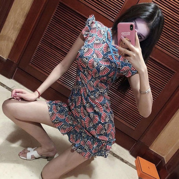 Rochie de dama scurta de actualitate - model montat